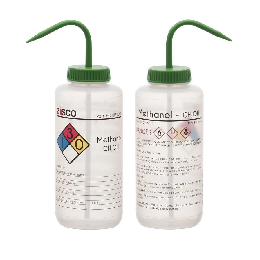 Picture of Eisco Safety-Labelled Wash Bottles - CHWB1060PK6