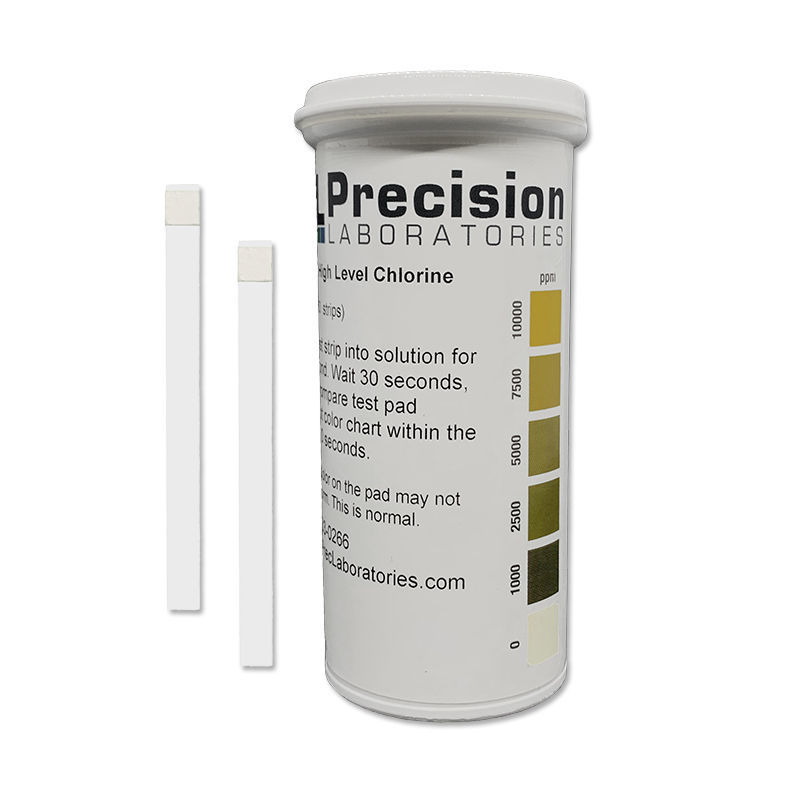 Picture of Precision Laboratories Chlorine Test Strips - CHL-10000